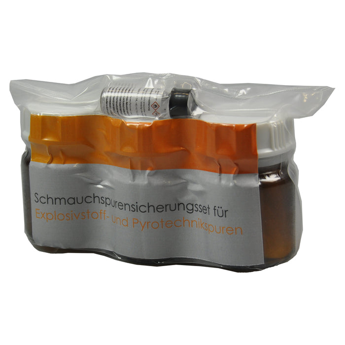 Set de prélèvement de résidus d‘explosifs versoin Allmand avec méthanol, 15 sets