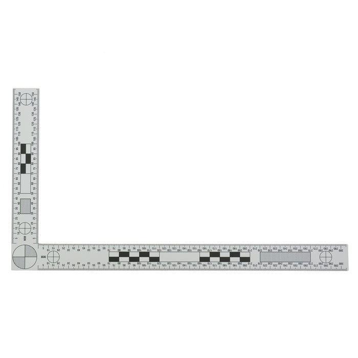 Massstab, L-Form, magnetisch, 30x15 cm, s/w (3er Set)