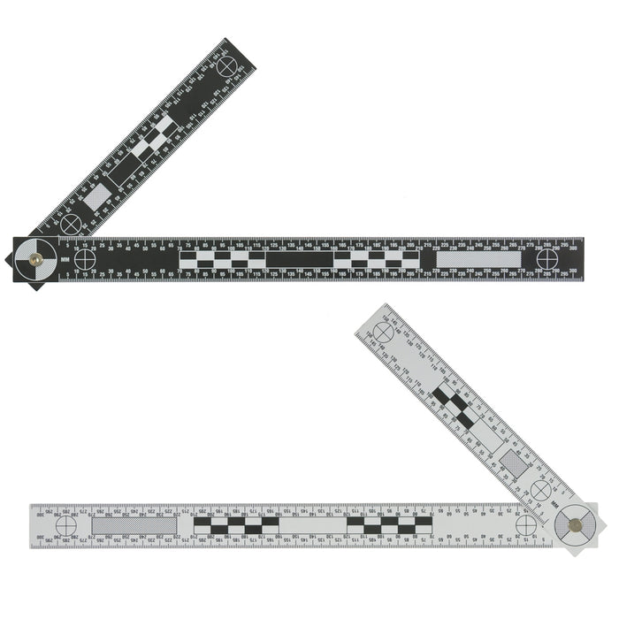 Massstab, L-Form, klappbar, 30x15 cm, beidseitig bedruckt (3er Set)